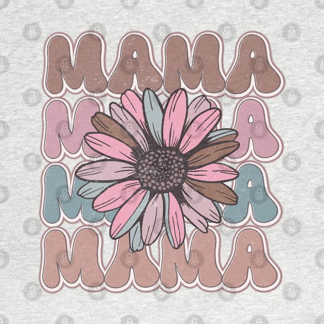 Mama Retro Floral by Mastilo Designs